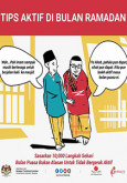 Aktiviti Fizikal : Tips Aktif Di Bulan Ramadan - infografik 1
